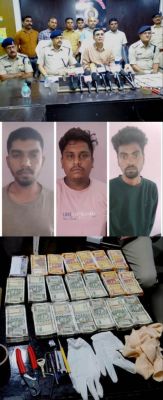 एटीएम में कैश जमा करने वाला ही निकला चोरी का मास्टरमाइंड, 3 गिरफ्तार