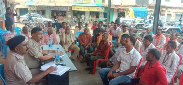 कुसमी में पुलिस ने लगाया जनचौपाल व समाधान शिविर 