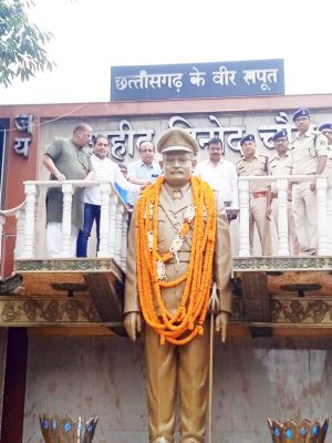 शहीद चौबे को याद किया बिलासपुर ने