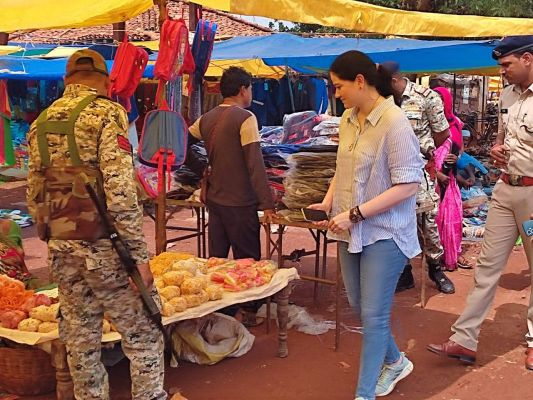 केसीजी पुलिस कप्तान ने वनांचल के थानों का किया औचक निरीक्षक