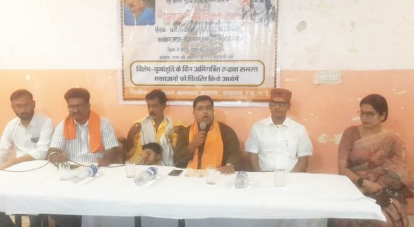 समलाई मंदिर परिसर में सवा महीने तक होगा  अखंड ओम नम: शिवाय मंत्र का जाप