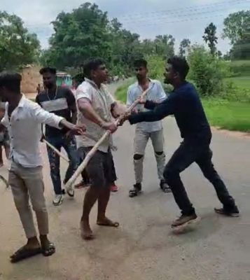 जमीन विवाद को लेकर चले लाठी-डंडे,  दर्जन भर घायल