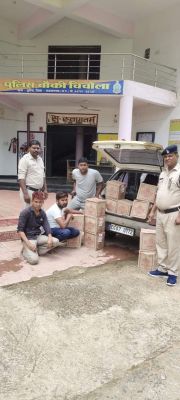13 पेटी शराब तस्करी, दो आरोपी गिरफ्तार
