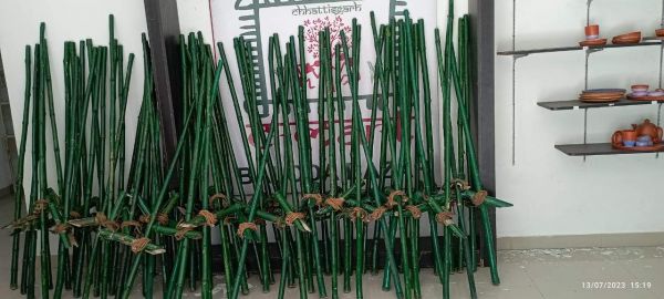 हरेली तिहार के लिए गेड़ी सी मार्ट में उपलब्ध