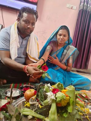 पार्थिव शिवलिंग का महारुद्राभिषेक