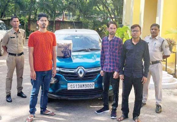 ओडिशा से शराब की तस्करी करते 3 गिरफ्तार
