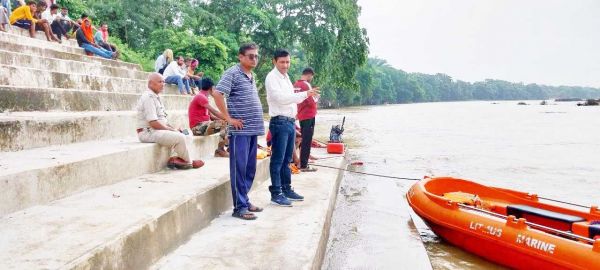 शिवनाथ में बहे युवक का शव 24 घंटे बाद मिला