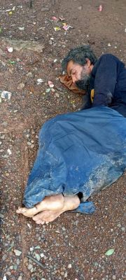 कोल्ड स्टोरेज के पास सोए युवक को समझा मृत,  मौके पर पहुंची पुलिस 