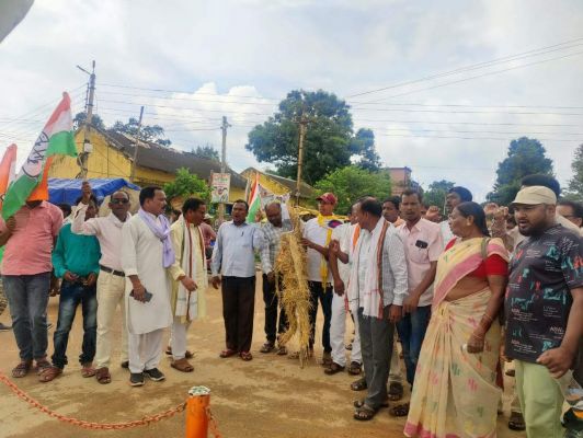 पीएम-गृहमंत्री का पुतला दहन 