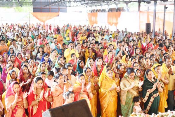 सामूहिक रूद्राभिषेक में शामिल हुए सैकड़ों श्रद्धालु