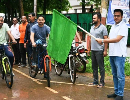 साइकिल रैली से मतदाता जागरूकता का संदेश