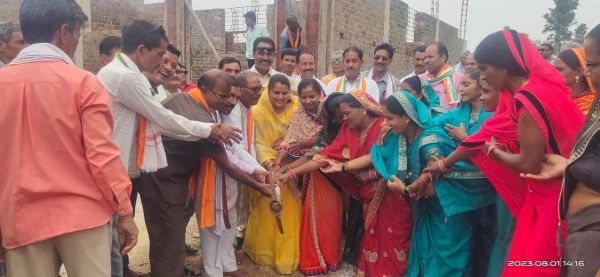 विधायक ने किया विकास कार्यों का लोकार्पण-भूमिपूजन