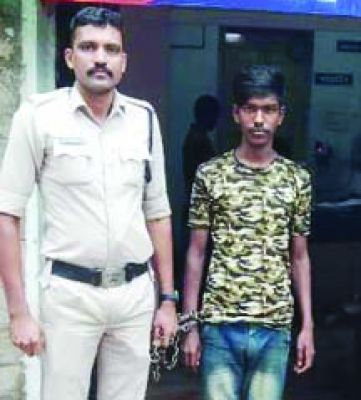 गैरेज से लेपटॉप चोरी कर  भागा, पूर्व कर्मचारी गिरफ्तार