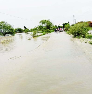 शहर से लेकर गांव तक खेत-खलिहान लबालब