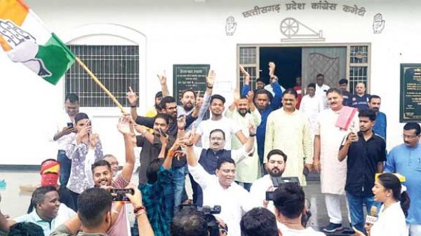उत्साह का प्रदर्शन...