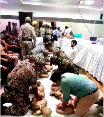 महारानी अस्पताल में सडक़ दुर्घटना से बचाव संबंधी सीपीआर एवं बीएलएस प्रशिक्षण
