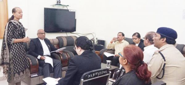 लोक अदालत की तैयारियों पर चर्चा 