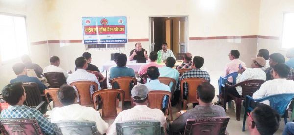 राष्ट्रीय कृमि मुक्ति दिवस के लिए प्रशिक्षण