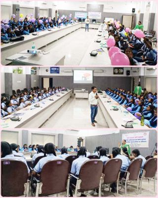 छात्राओं को दी गई गुड टच बेड  टच सहित अन्य जानकारी