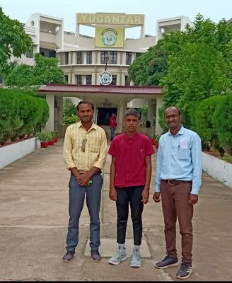 श्रेष्ठा योजना : युगांतर पब्लिक स्कूल नांदगांव में गोपेन्द्र का चयन