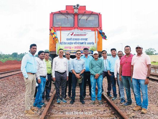 अंतागढ़ से ताड़ोकी तक सौ की स्पीड से दौड़ा इंजन