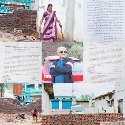 वार्ड में अवैध अतिक्रमण, पार्षद ने पुलिस से की शिकायत
