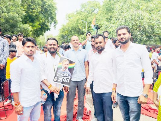  संसद घेर दिल्ली से लौटे युकांईयों  ने किया संघर्ष का ऐलान