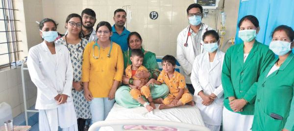 सीआरपीएफ जवान के बेटे को दिमागी बुखार