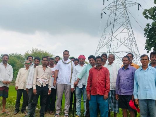 आलीवारा के किसानों के साथ टाटा सोलर प्लांट कंपनी ने किया छल- आरोप