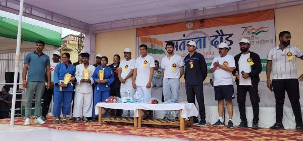 जूडो के राष्ट्रीय पदक विजेताओं का सम्मान