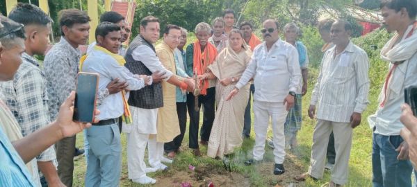 विधायक साहू ने किया विकास कार्यों का भूमिपूजन