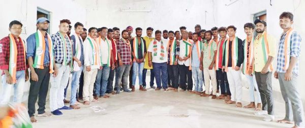 20 गांवों के 451 लोगों ने किया कांग्रेस प्रवेश