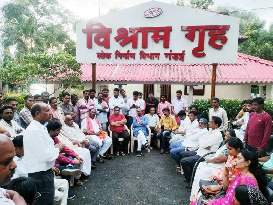 जिलाध्यक्ष ठाकरे का गंडई में स्वागत