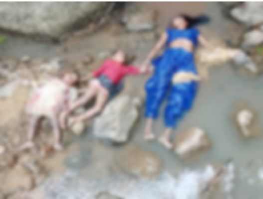 नाले में महिला व दो बच्चियों की लाश, शिनाख्त