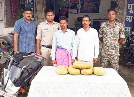 गांजा तस्करी, 2 गिरफ्तार  