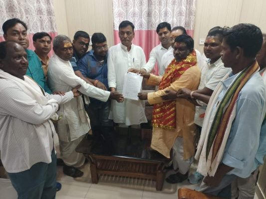 बृहस्पति सिंह ने रामानुजगंज विस से की दावेदारी पेश