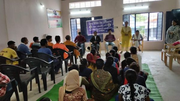 ग्रामीण औद्योगिक पार्क  में विधिक साक्षरता शिविर 