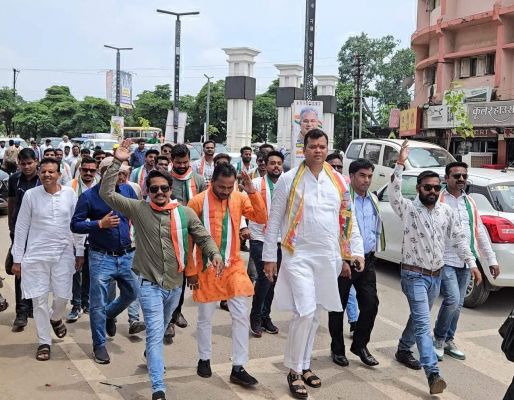 संदीप ने रायपुर ग्रामीण विस से की दावेदारी