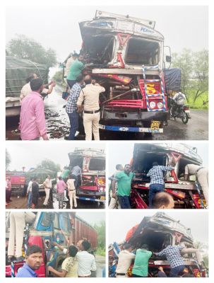 लवन-भालूकोना मार्ग पर सडक़ हादसा  