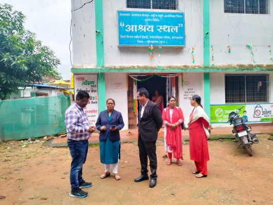 आश्रय स्थल का निरीक्षण
