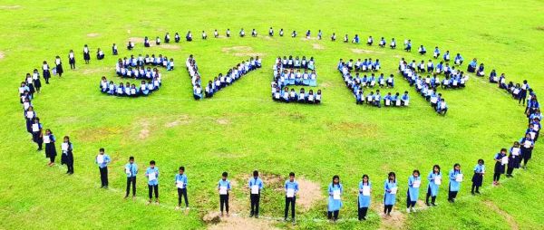 पत्र लेखन एवं मानव श्रृंखला बनाकर मतदाताओं को किया जागरूक 