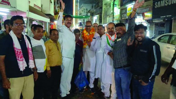 प्रदेश कांग्रेस के नवनियुक्त महामंत्री शाहिद आतिशी स्वागत 