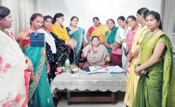 महिला कांग्रेस की राष्ट्रीय अध्यक्ष नेट्टा डिसूजा पहुंचीं रायगढ़