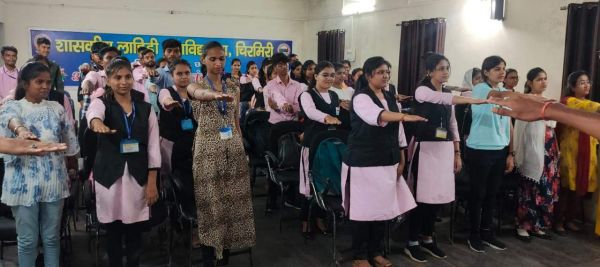 लाहिड़ी कॉलेज में राष्ट्रीय खेल दिवस पर फिट इंडिया मिशन कार्यक्रम 