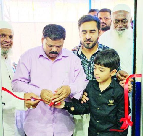 पार्षद ने जन्मदिन पर नि:शुल्क कम्प्यूटर सेंटर का किया शुभारंभ