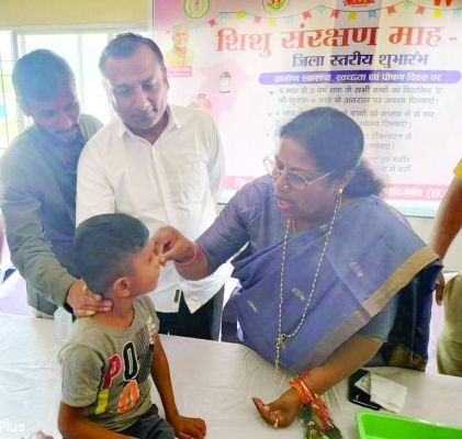 महापौर ने किया शिशु  संरक्षण माह का शुभारंभ