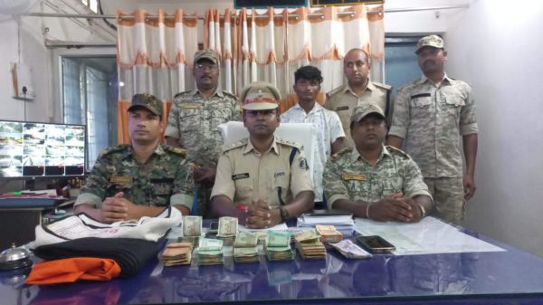 किराना व्यापारी का पुराना कर्मचारी  ही निकला लूट का आरोपी, बंदी