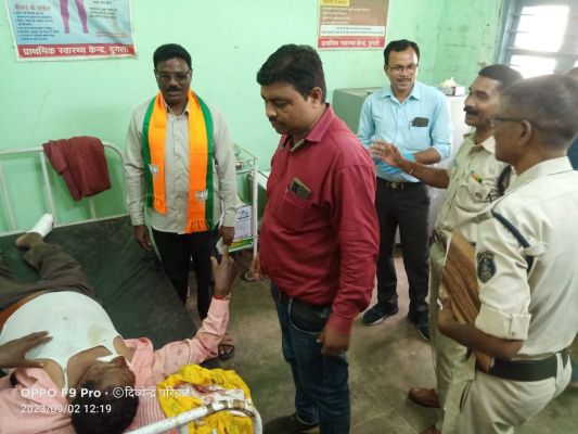 श्रवण मरकाम ने दिखाया मानवता का परिचय