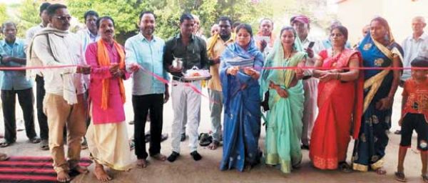 रत्नाबांधा में टीना शेड निर्माण का विधायक ने किया लोकार्पण