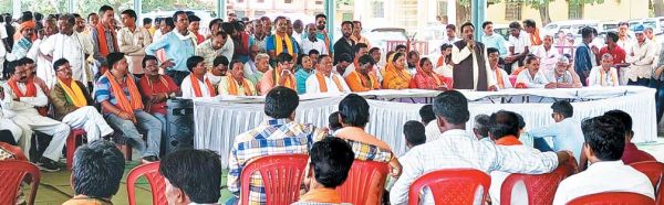 भाजपाईयों ने लिया प्रत्याशियों को जीत दिलाने का संकल्प 